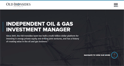 Desktop Screenshot of oldironsidesenergy.com